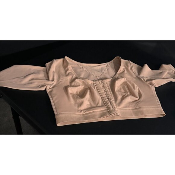 Upper Arm Compression Sleeve Top Front Closure Bra New - Picture 3 of 8